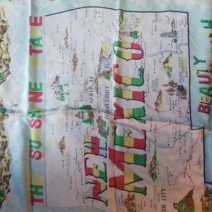 New Mexico vintage Souvenir scarf